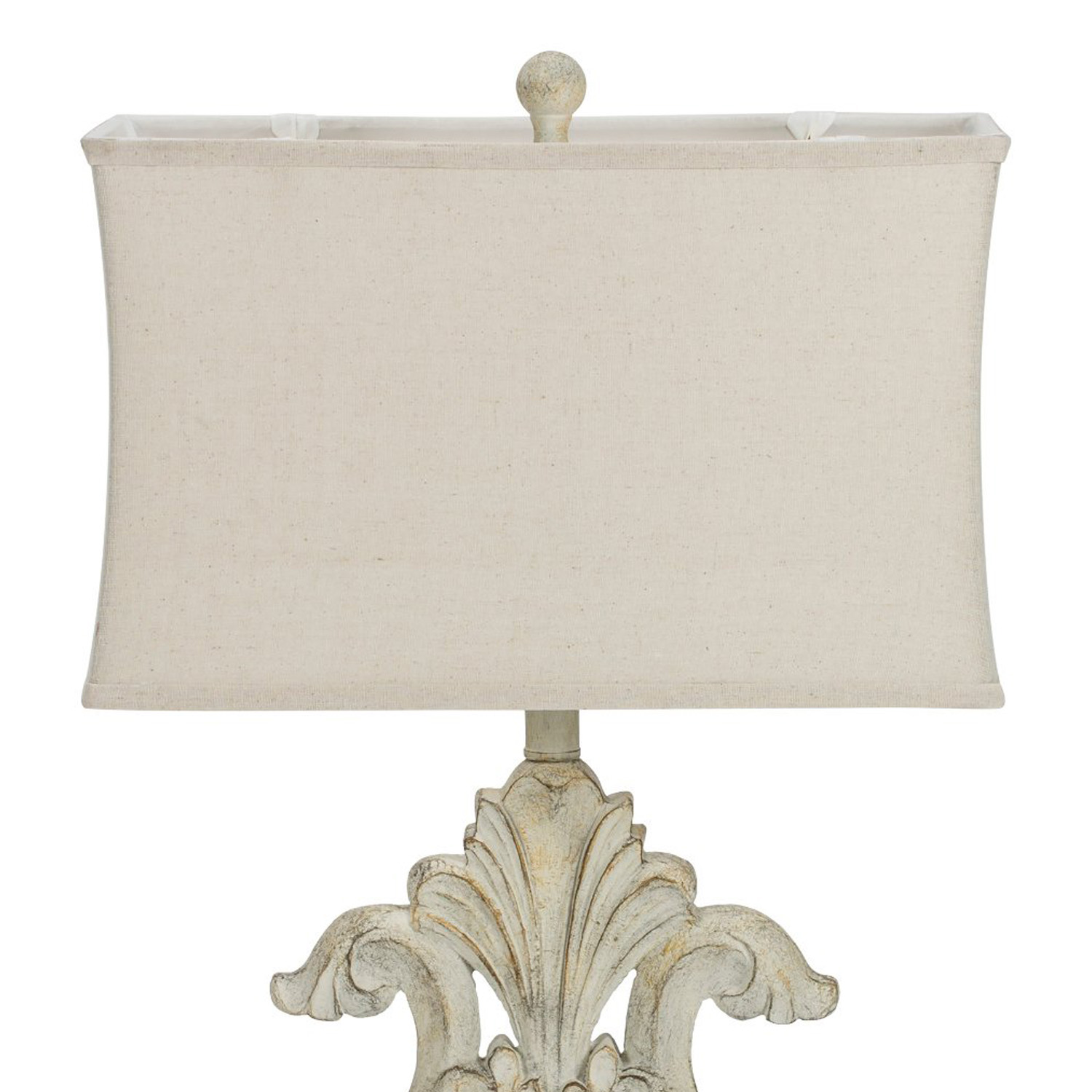 Grey Fleur De Lis Table Lamp Image 4