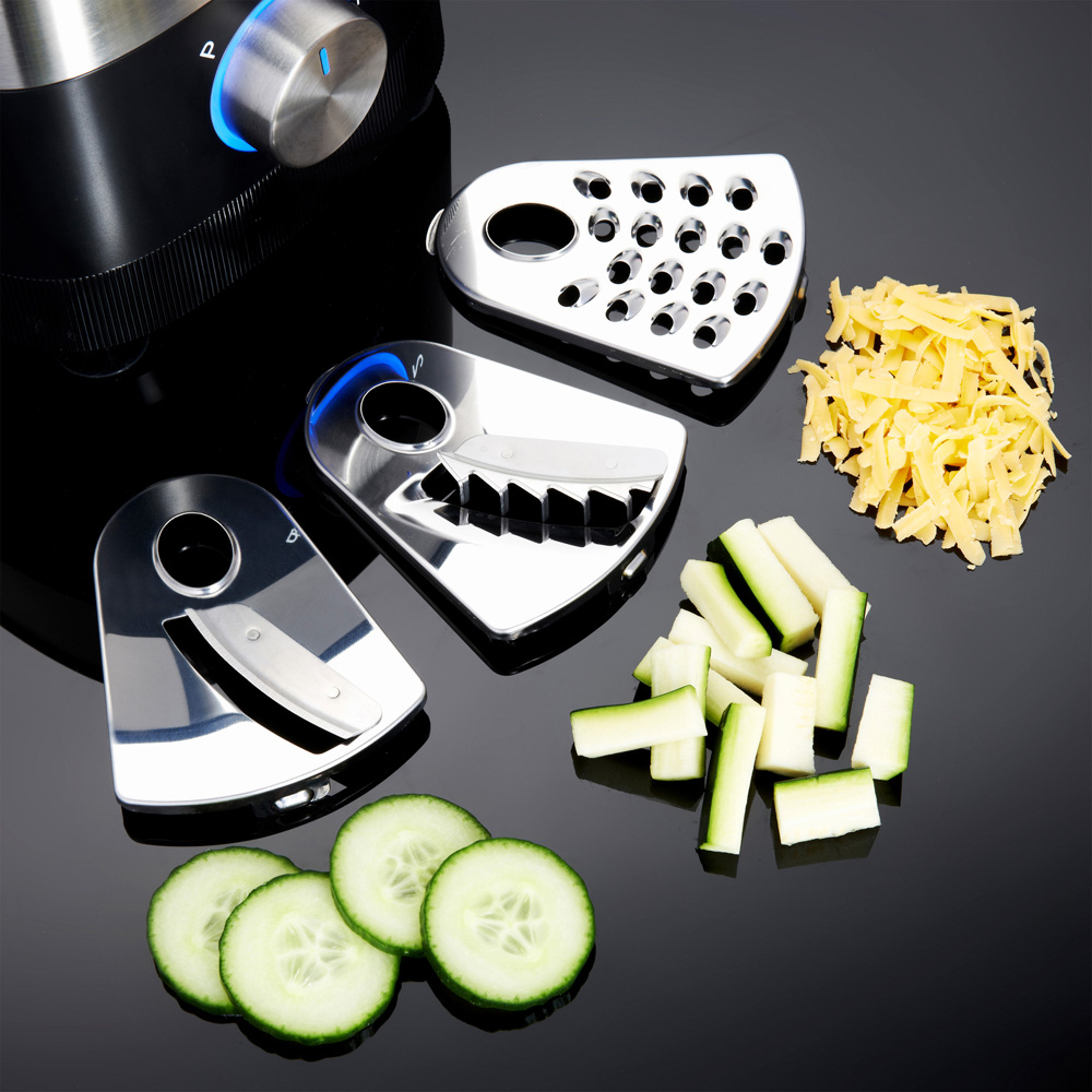 Quest 34800 Black and Silver Multifunctional Food Processor 600W Image 7