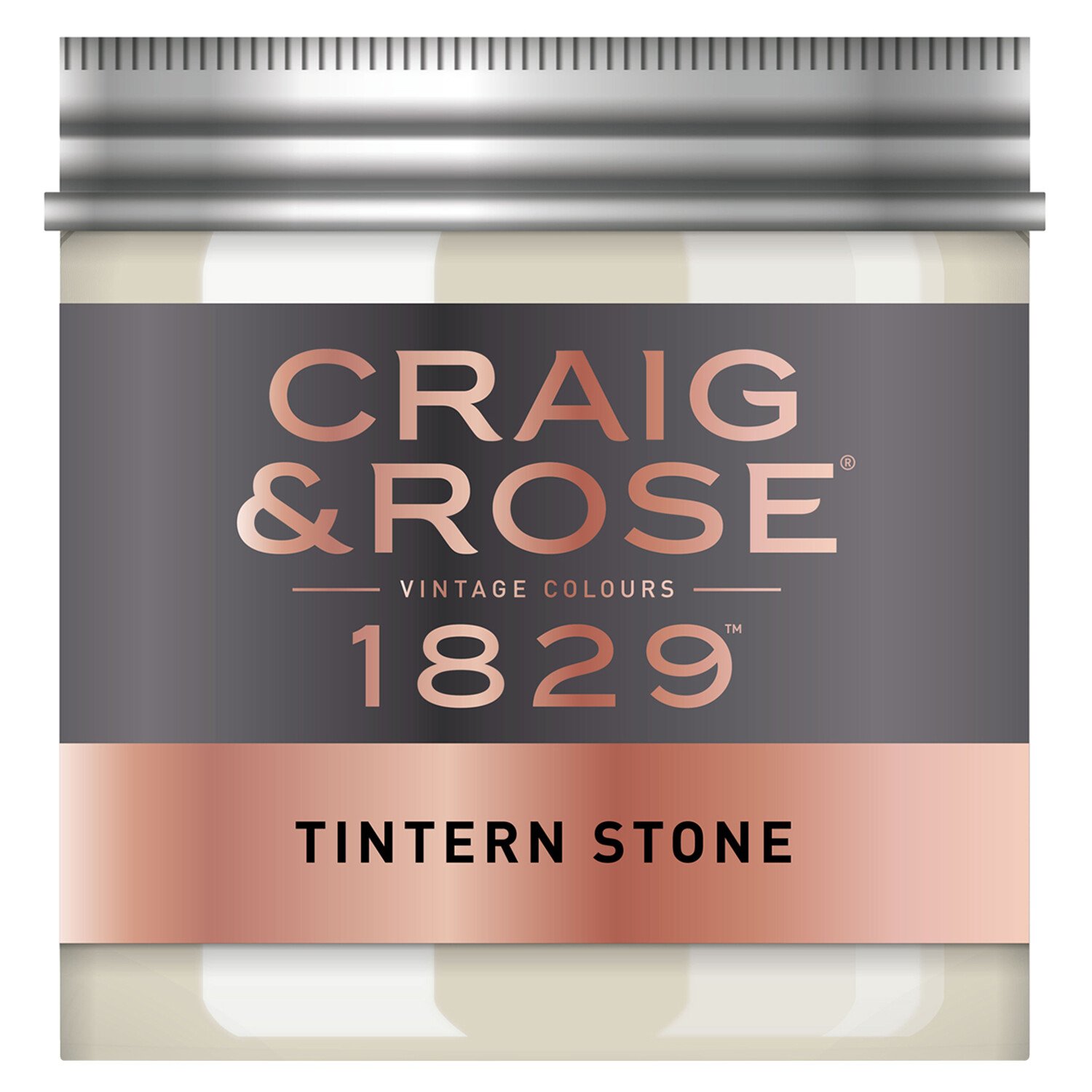 Craig and Rose 1829 Emulsion Tester Pot - Tintern Stone Image 1