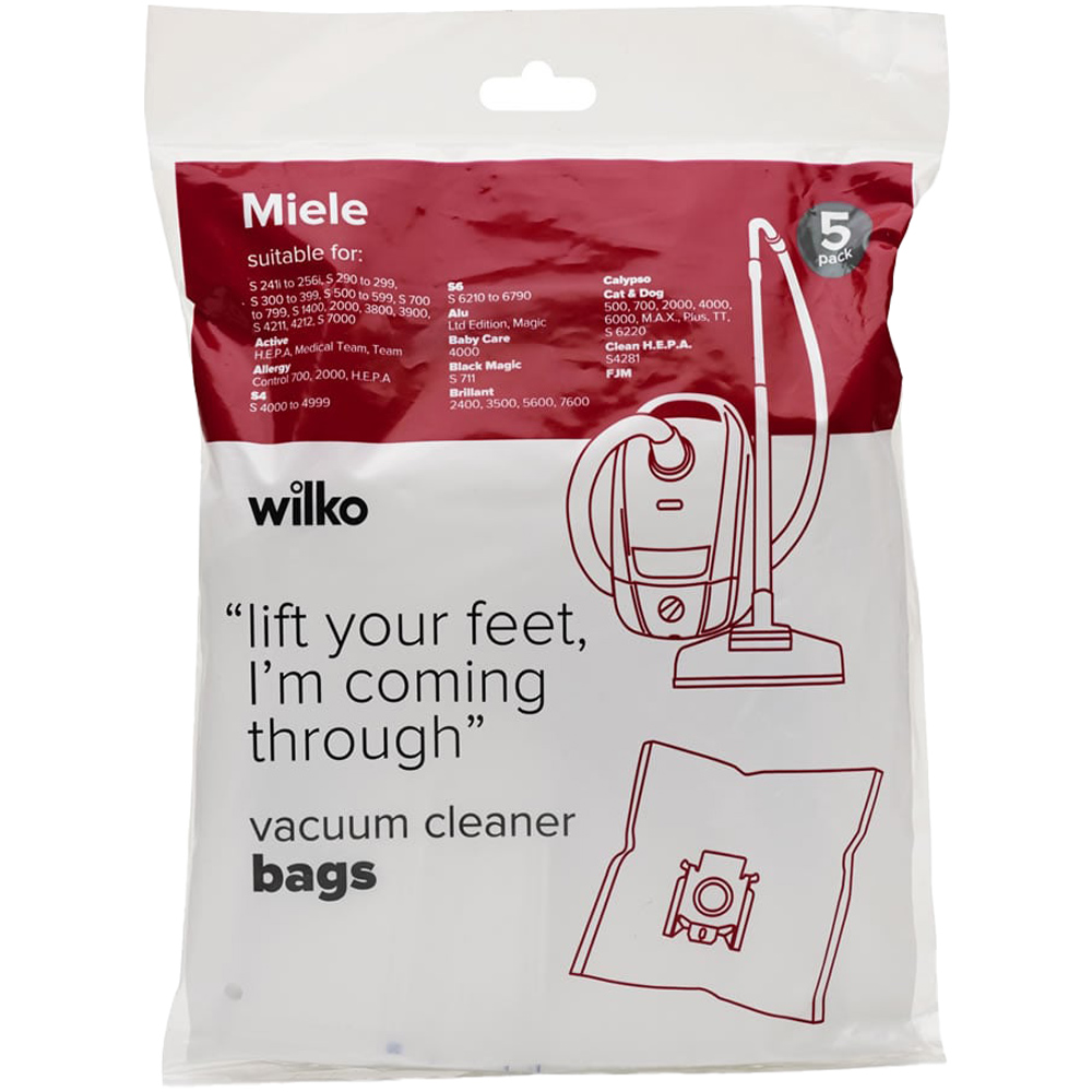 Wilko Miele Vacuum Cleaner Bags 5 Pack Image