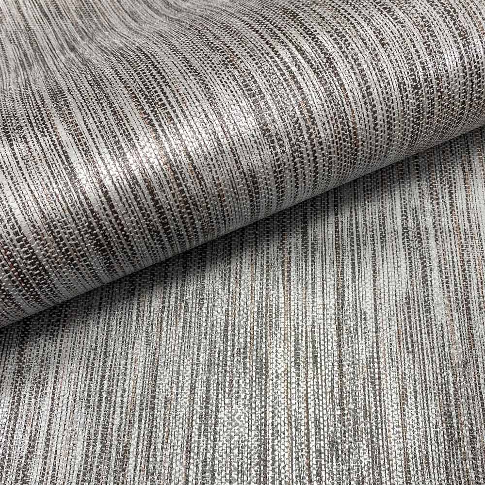 Muriva Bryce Bronze and Silver Textured Wallpaper Image 2