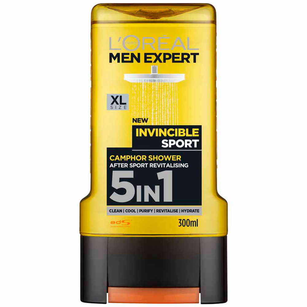 L’Oréal Paris Men Expert Invincible Sport Shower Gel 300ml Image 1