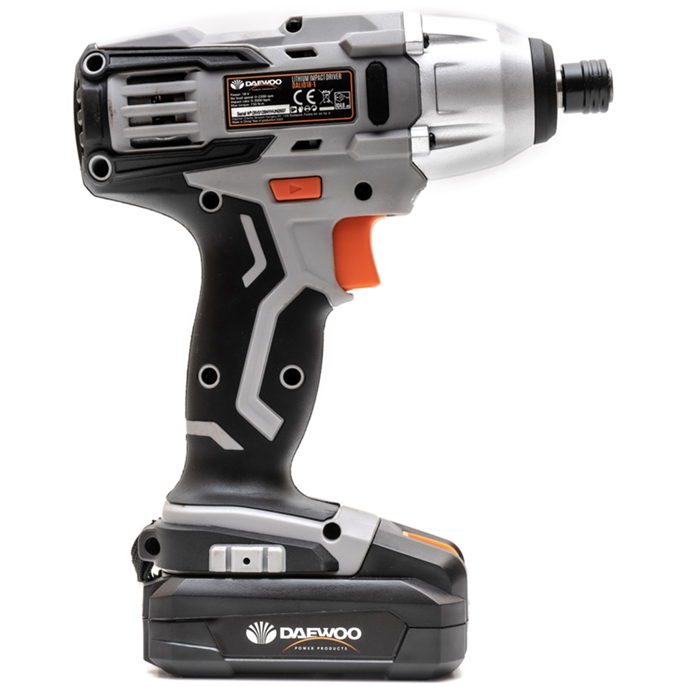 Daewoo U Force 18V 2Ah Lithium-Ion Impact Drill Driver with Battery and Charger Image 3
