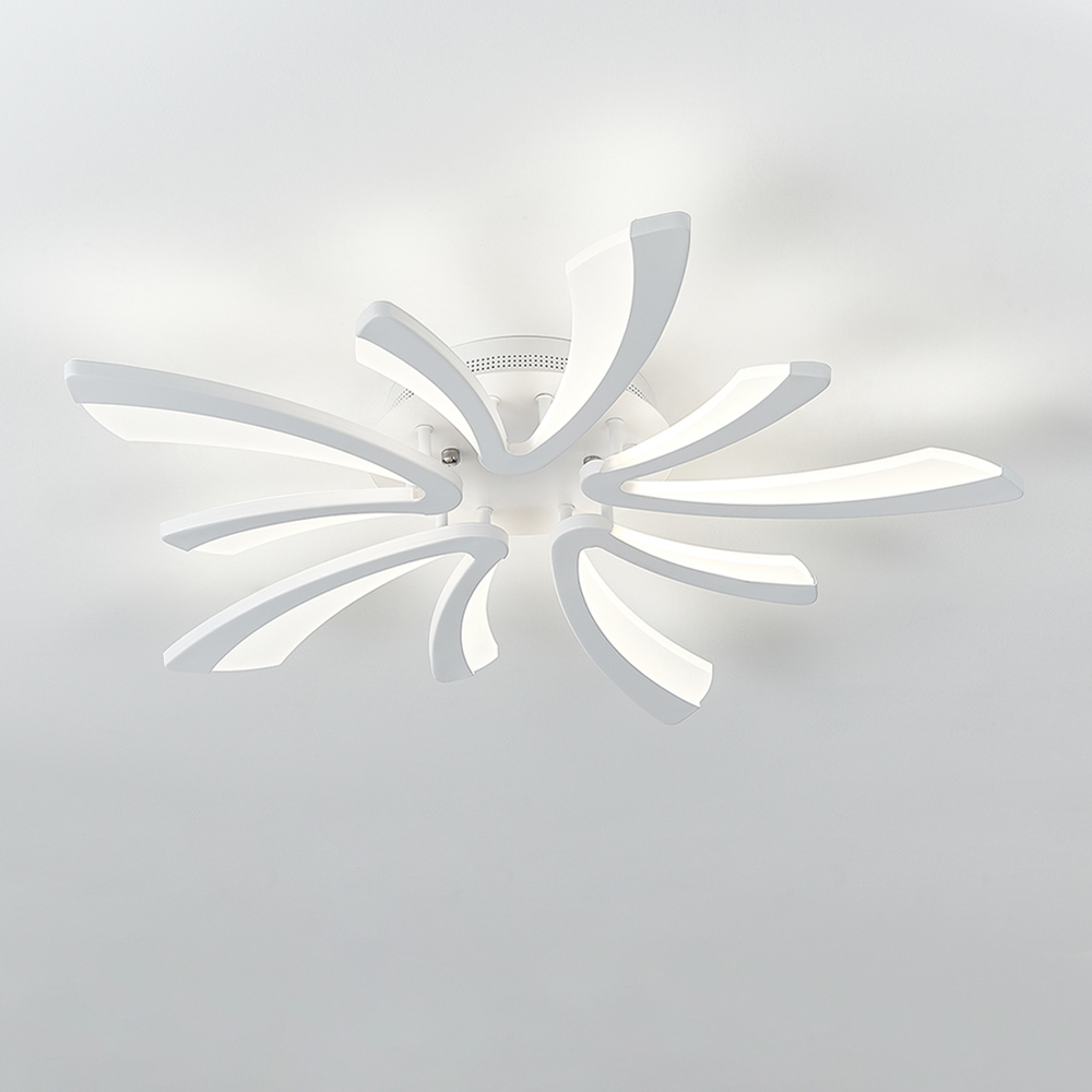 Living and Home 29 inch White V Shaped Stepless Dimming LED Ceiling Light Image 5
