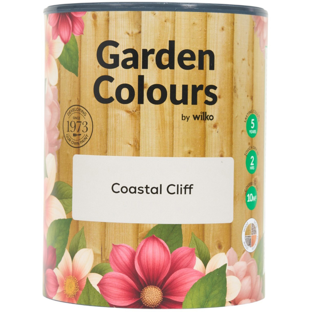 Wilko Garden Colours Coastal Cliff Wood Paint 1L Image 10