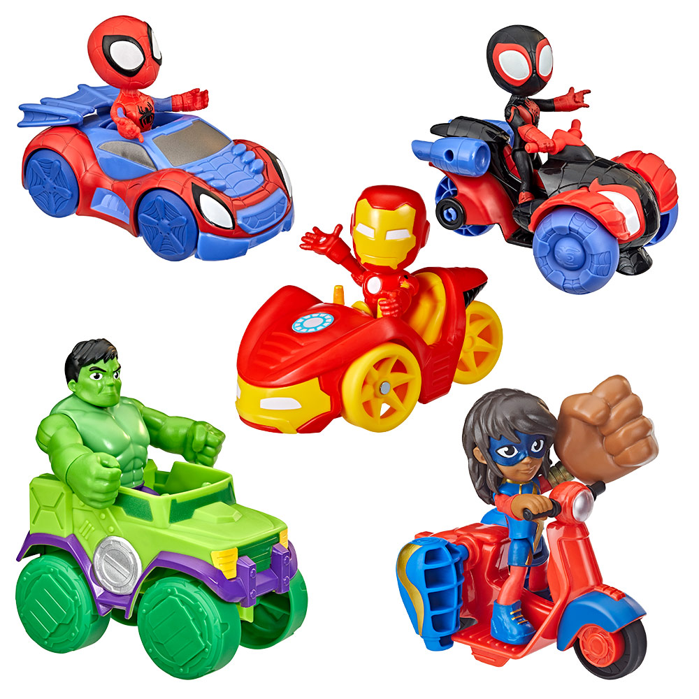 Single Spidey and Friends Vehicle and Figure in Assorted styles Image 1