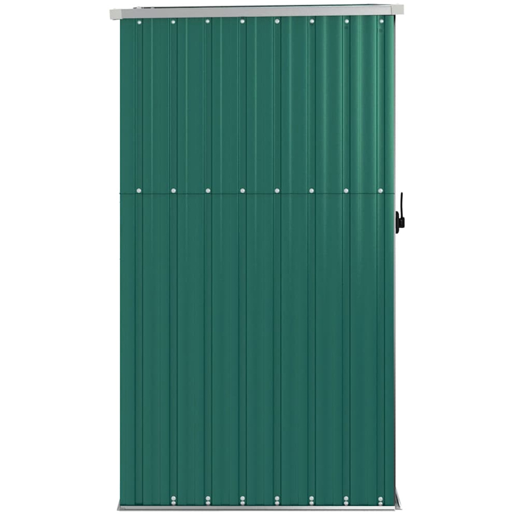 vidaXL 2.9 x 2.9ft Green Galvanised Steel Pent Garden Tool Shed Image 2