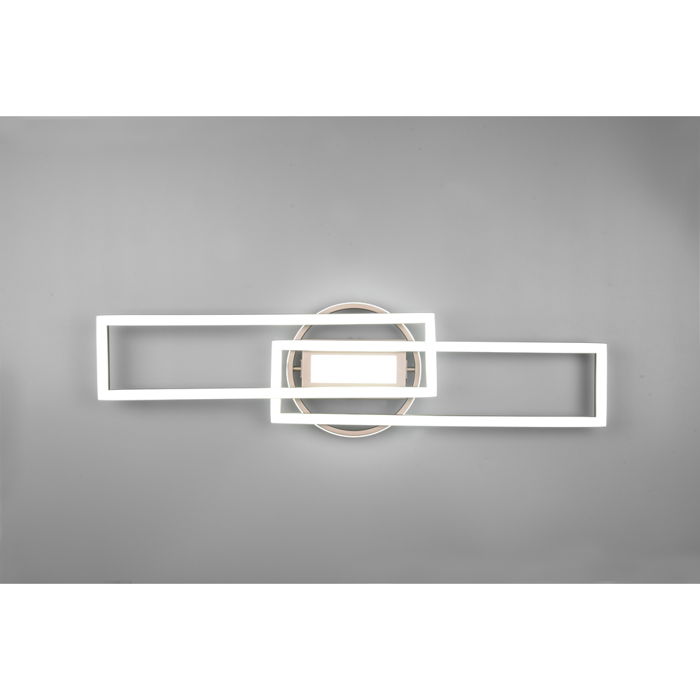 TRIO Twister Matt Nickel LED Ceiling Light Image 8