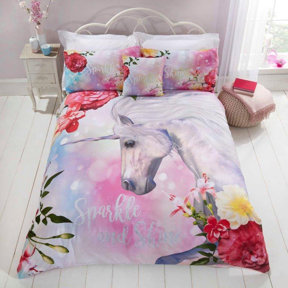 Rapport Home Sparkle and Shine Single Multicolour Duvet Cover Set Image 1
