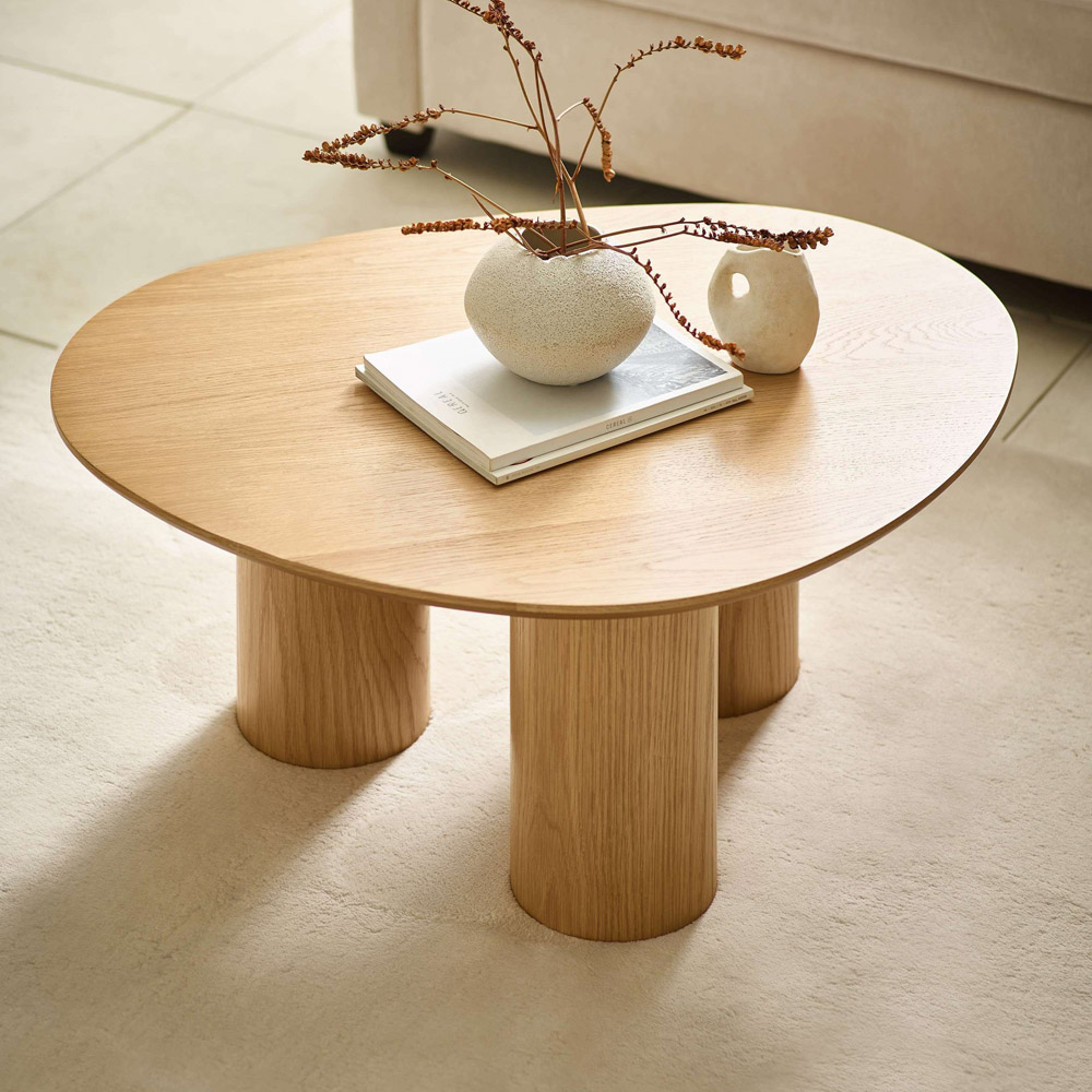 Julian Bowen Anya Warm Oak-Effect Coffee Table Image 7