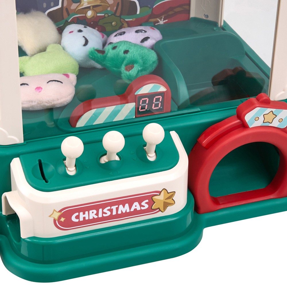H&O Direct Kids Mini Christmas Theme Claw Machine with Prizes Image 4