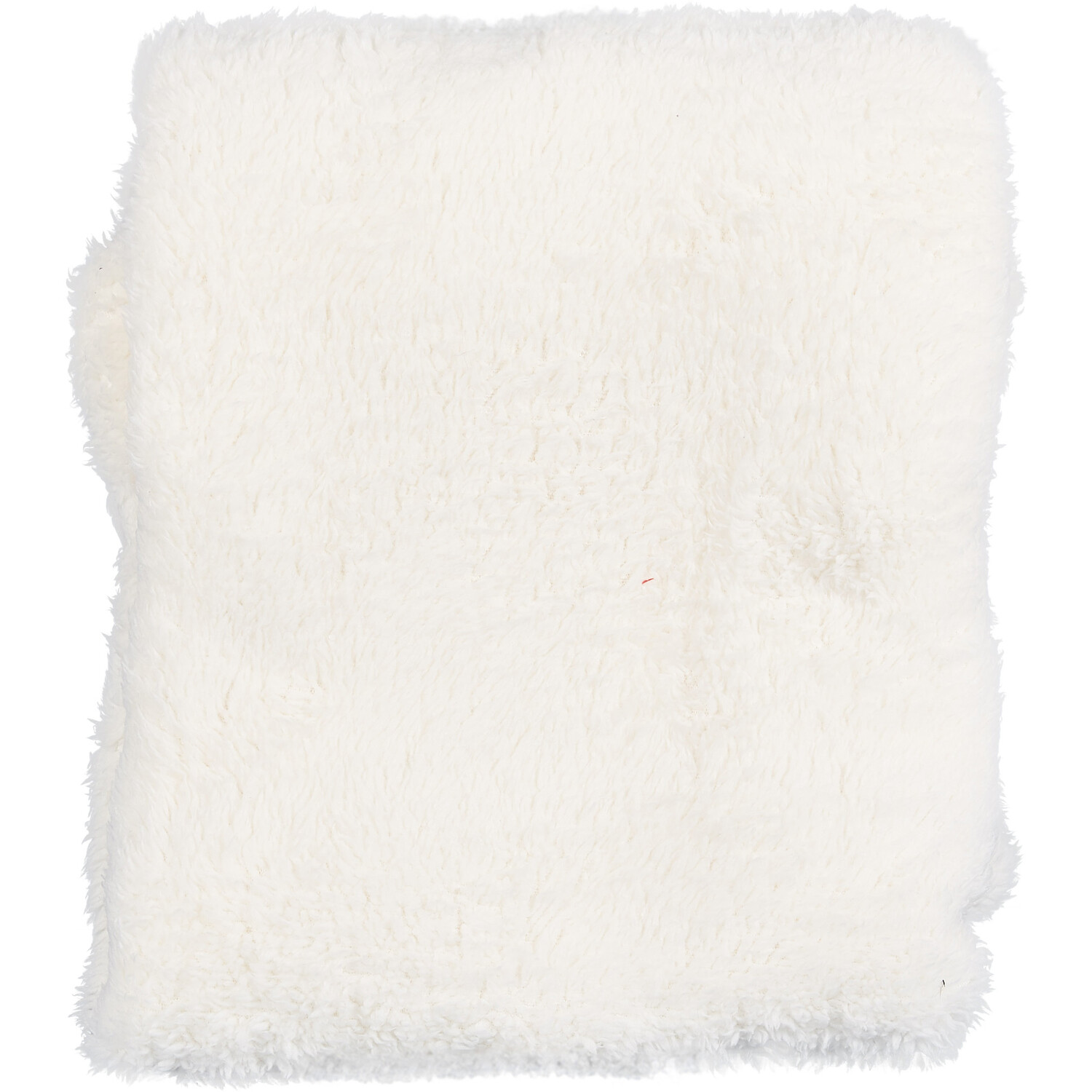 Snowflake Cushion and Throw Set - White Image 3