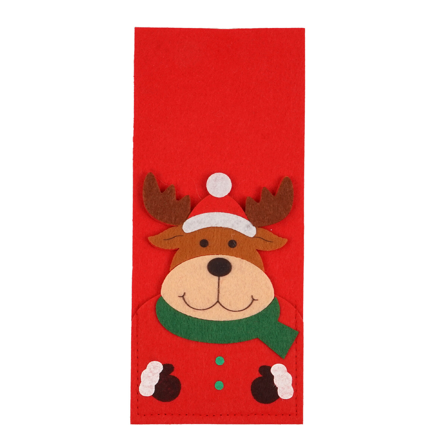 Christmas Cutlery Holders - Red Image 2