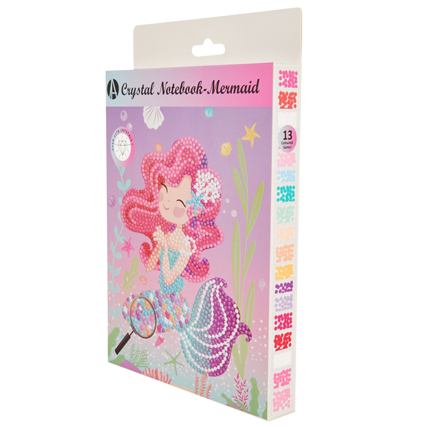 Mermaid or Unicorn Crystal Notebook - Multicolour Image 2