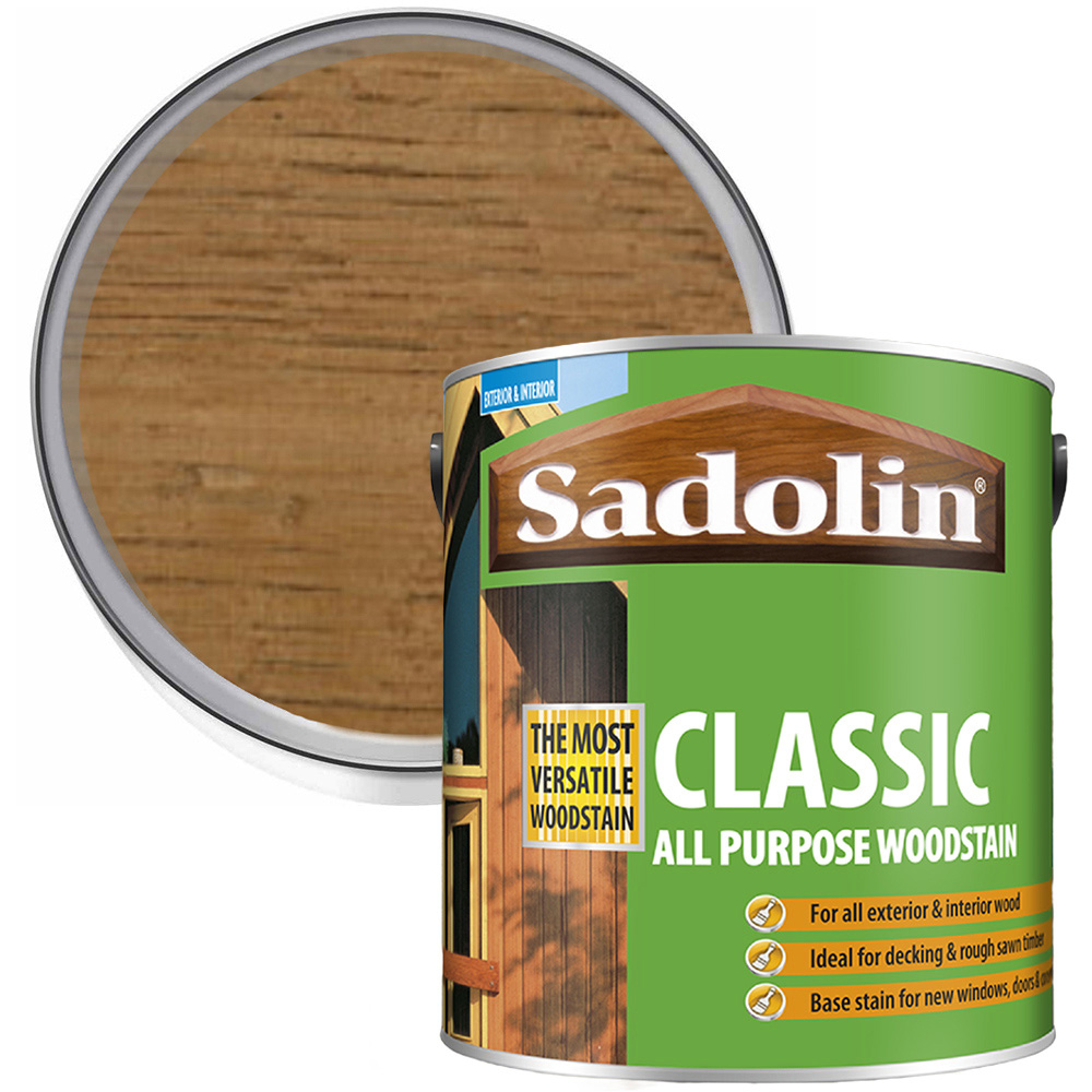 Sadolin Classic Natural All Purpose Matt Finish Woodstain 1L Image 1