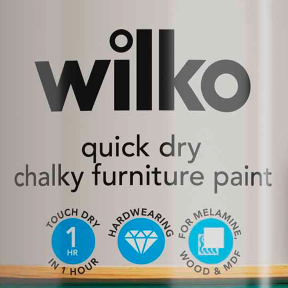 Wilko Quick Dry Chalky Furniture After Hours Paint 750ml Wilko