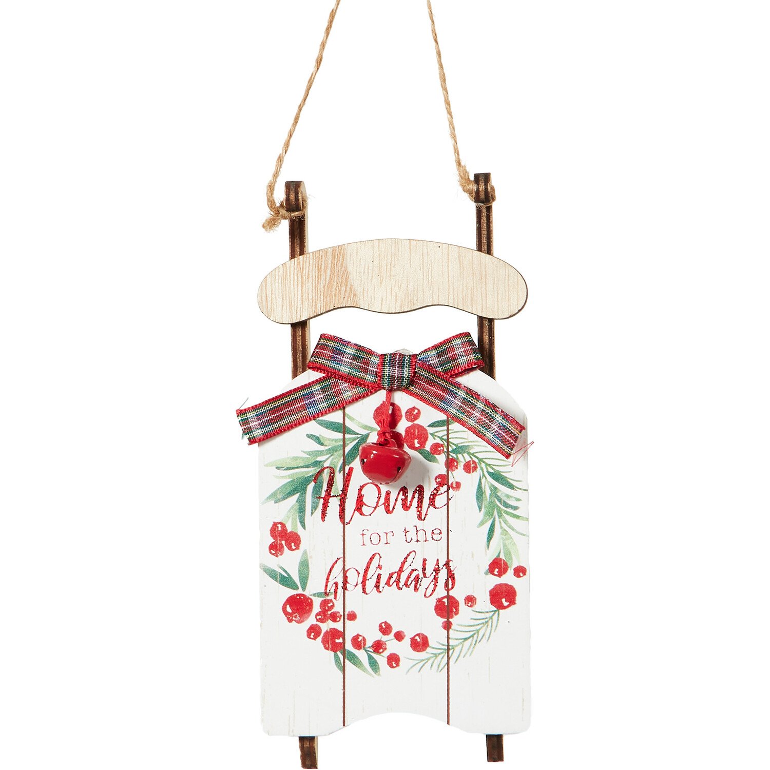 Christmas Sleigh Hanging Decoration Image 3