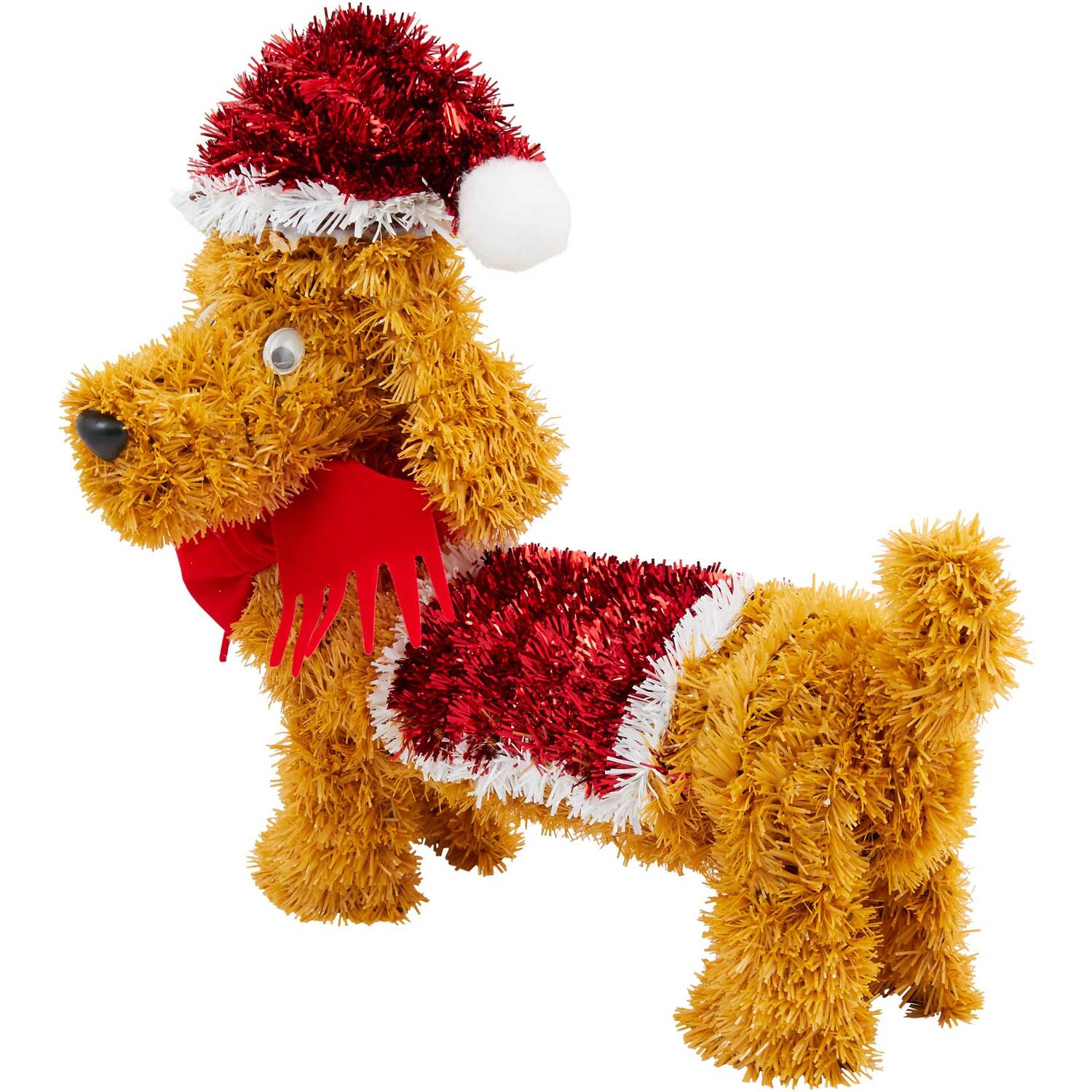 Tinsel Santa Paws - Brown Image 3