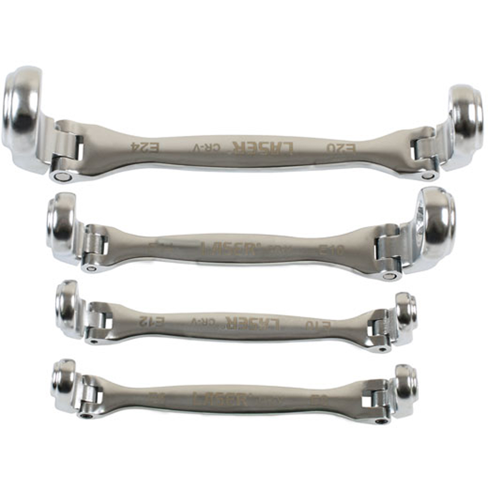 Laser 7260 4 Piece Flexible Star Spanner Set Image 2