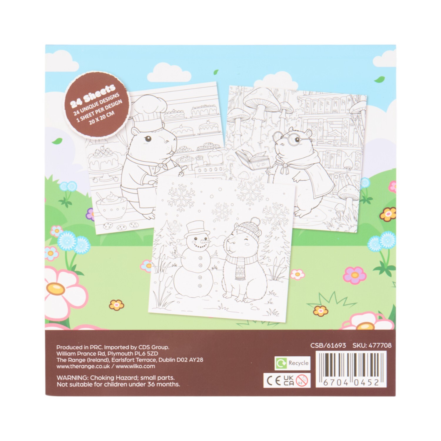 Capybara Colouring Book Image 4