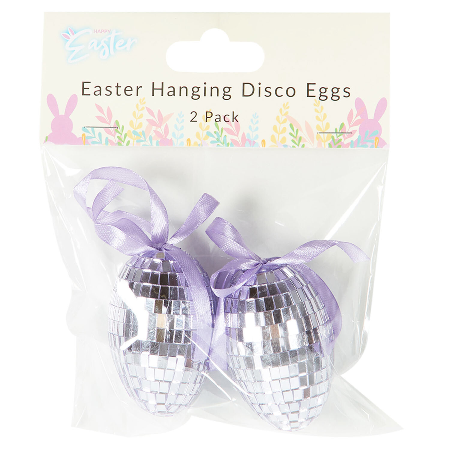 Easter Hanging Disco Eggs - Multicolour Image 8