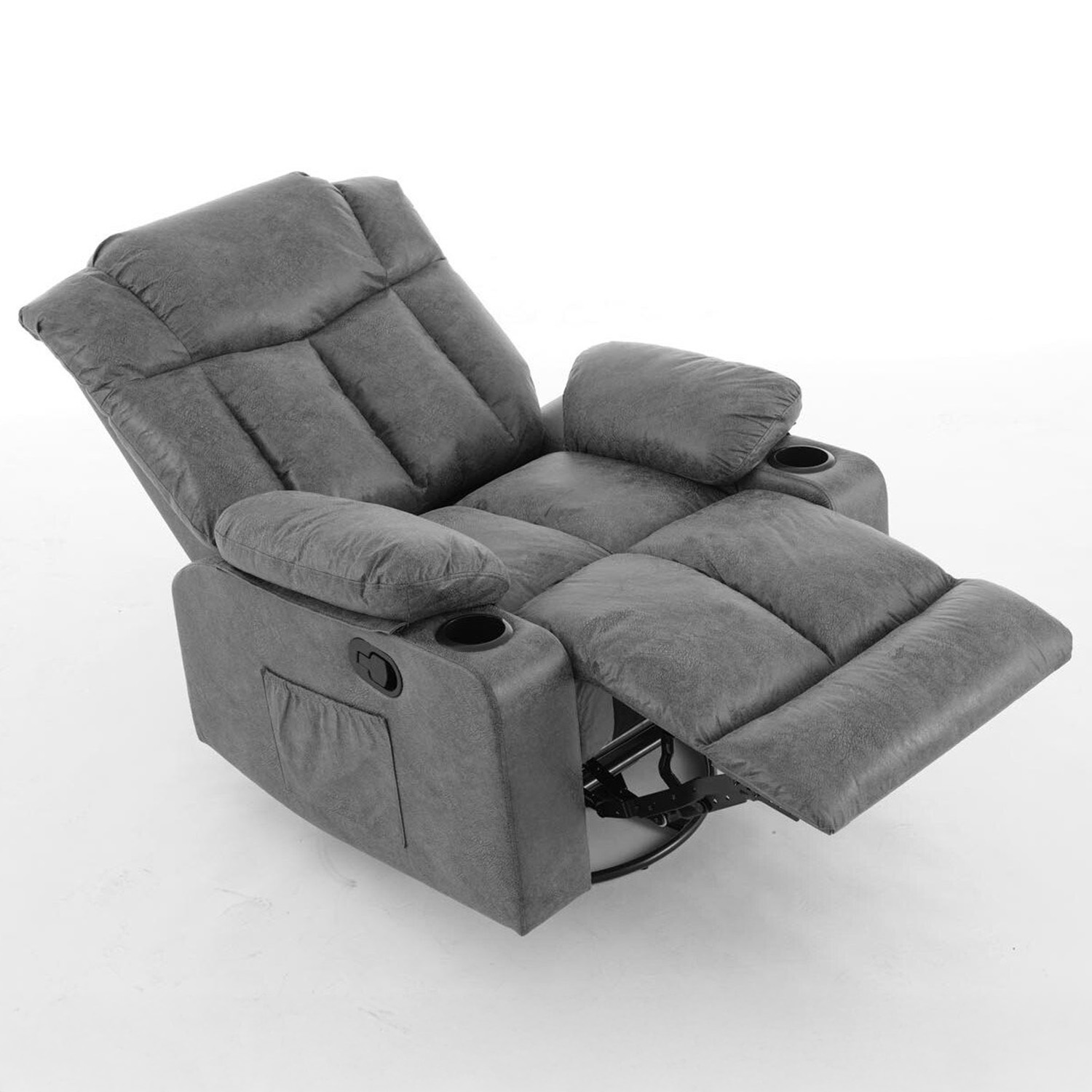 Cheston Grey Recliner Chair Image 6