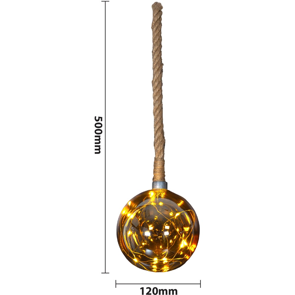 Xmas Haus LED Glass Ball Decoration Image 4