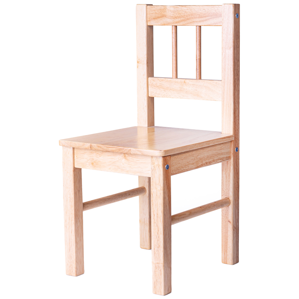 Bigjigs Toys Natural Wooden Chair Image 2