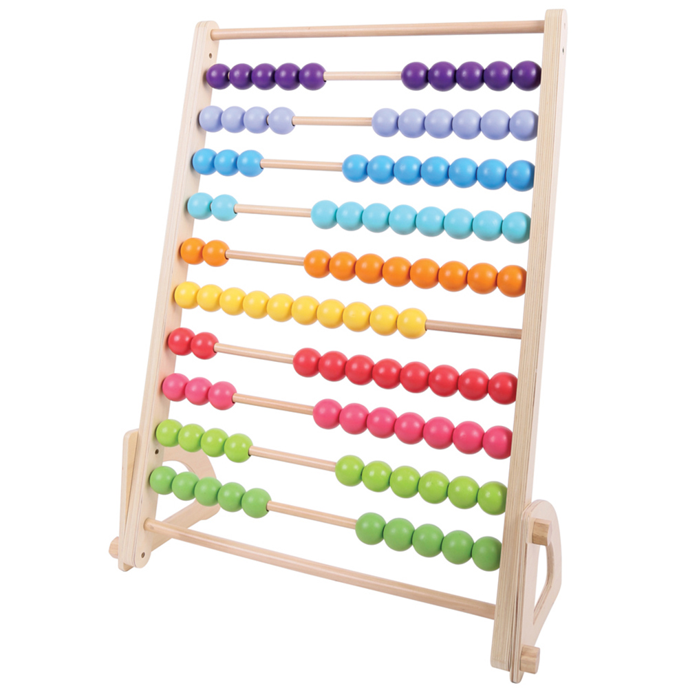 Bigjigs Toys Giant Abacus Multicolour Image 1
