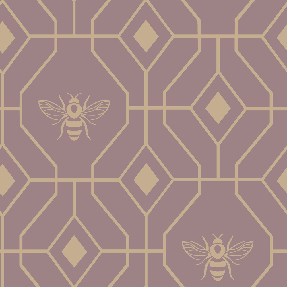 furn. Bee Deco Double Blush Duvet Set Image 6