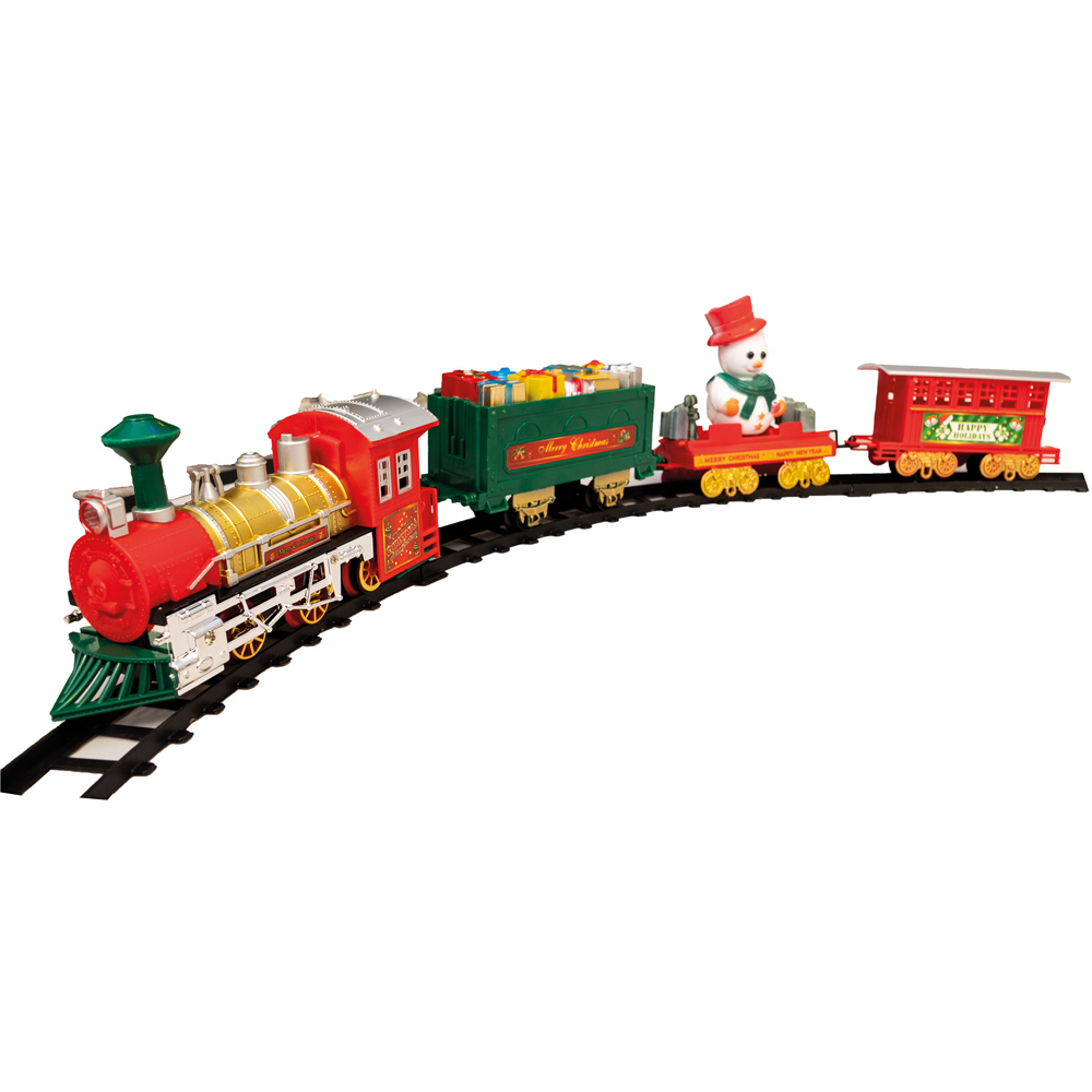 St Helens 3 Carriages Battery Operated Christmas Train Set Image 5
