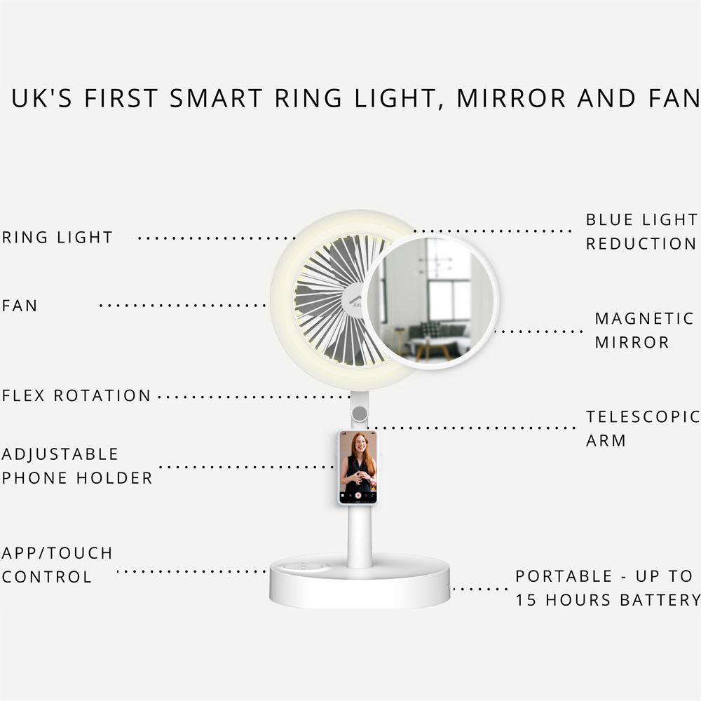 GeoSmartPro AirLit Smart Fan with Light Image 5