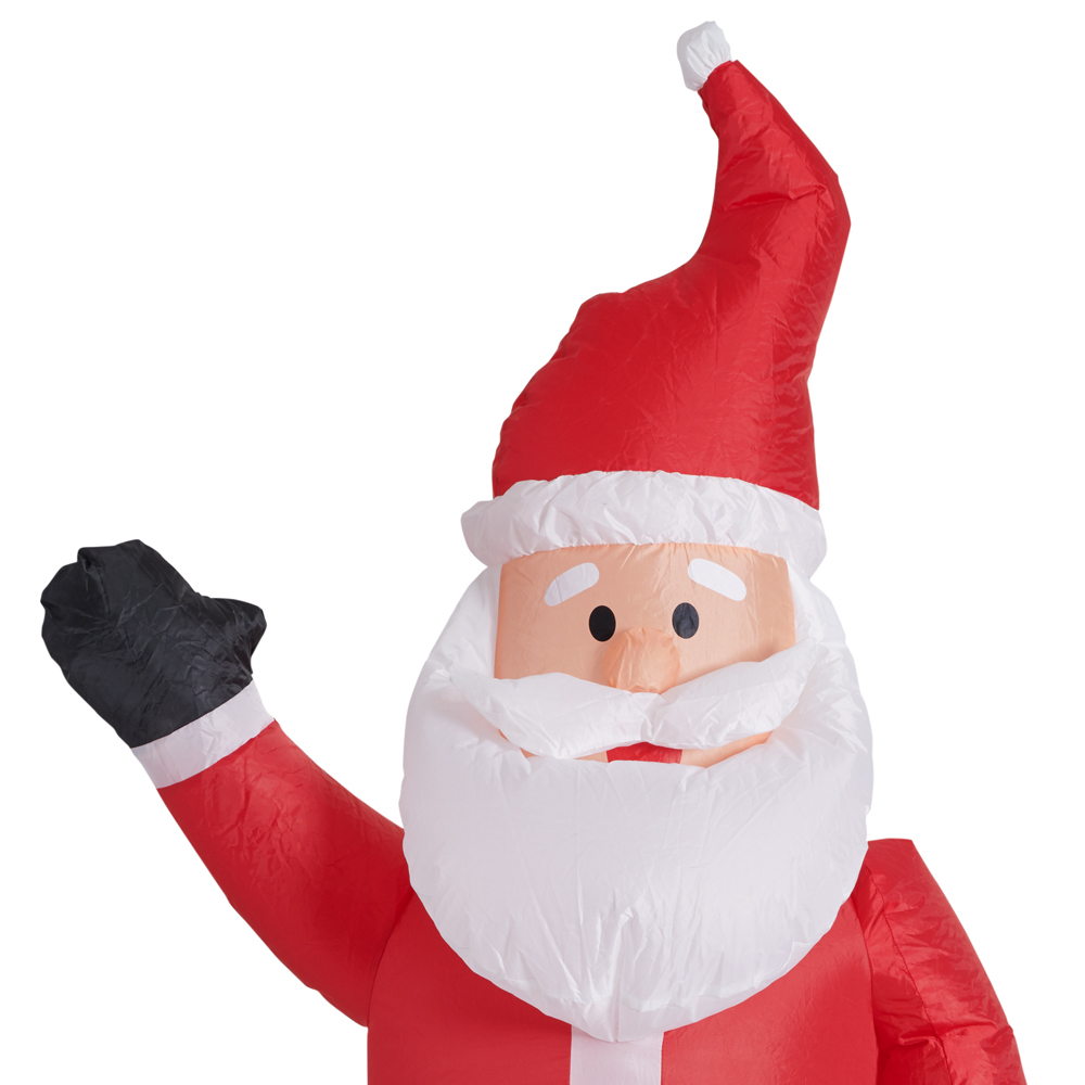 Festive 6ft Christmas Inflatable Santa Image 3