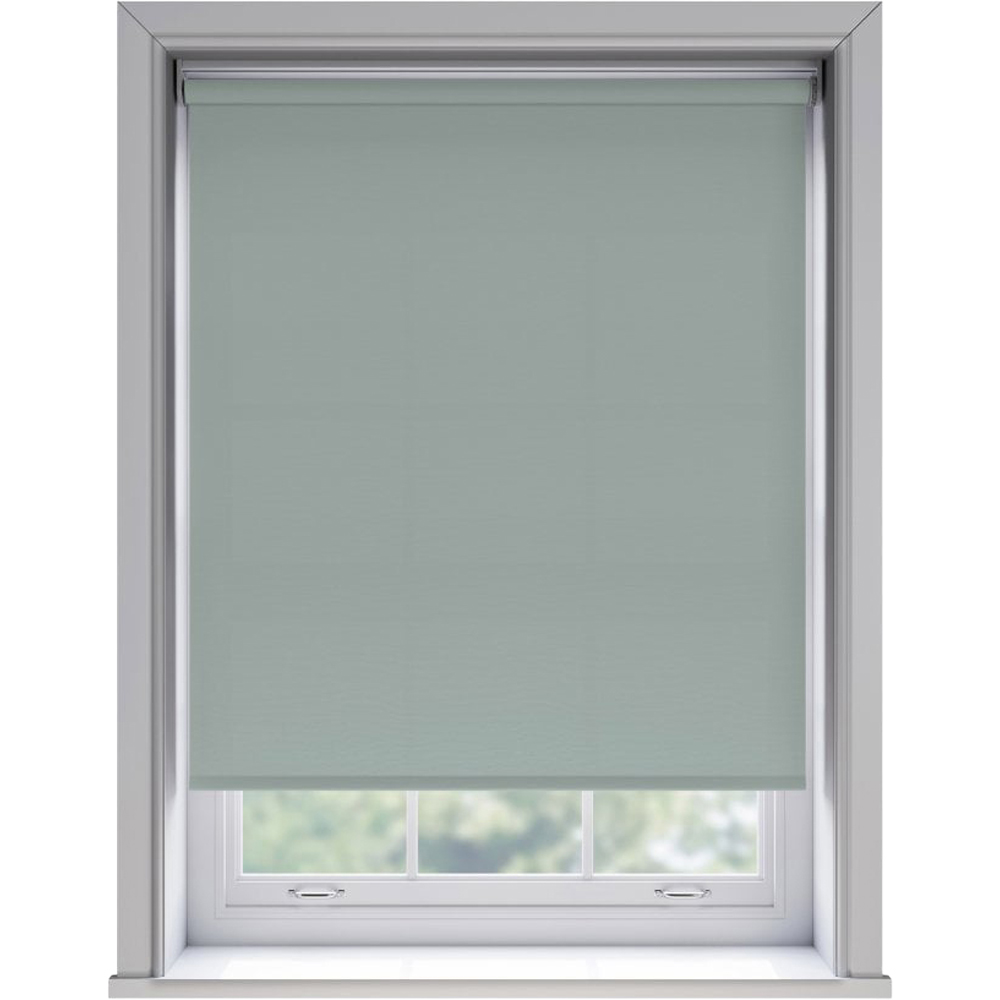 New Edge Blinds Thermal Blackout Roller Blind Duck Egg Blue 50cm Image 2