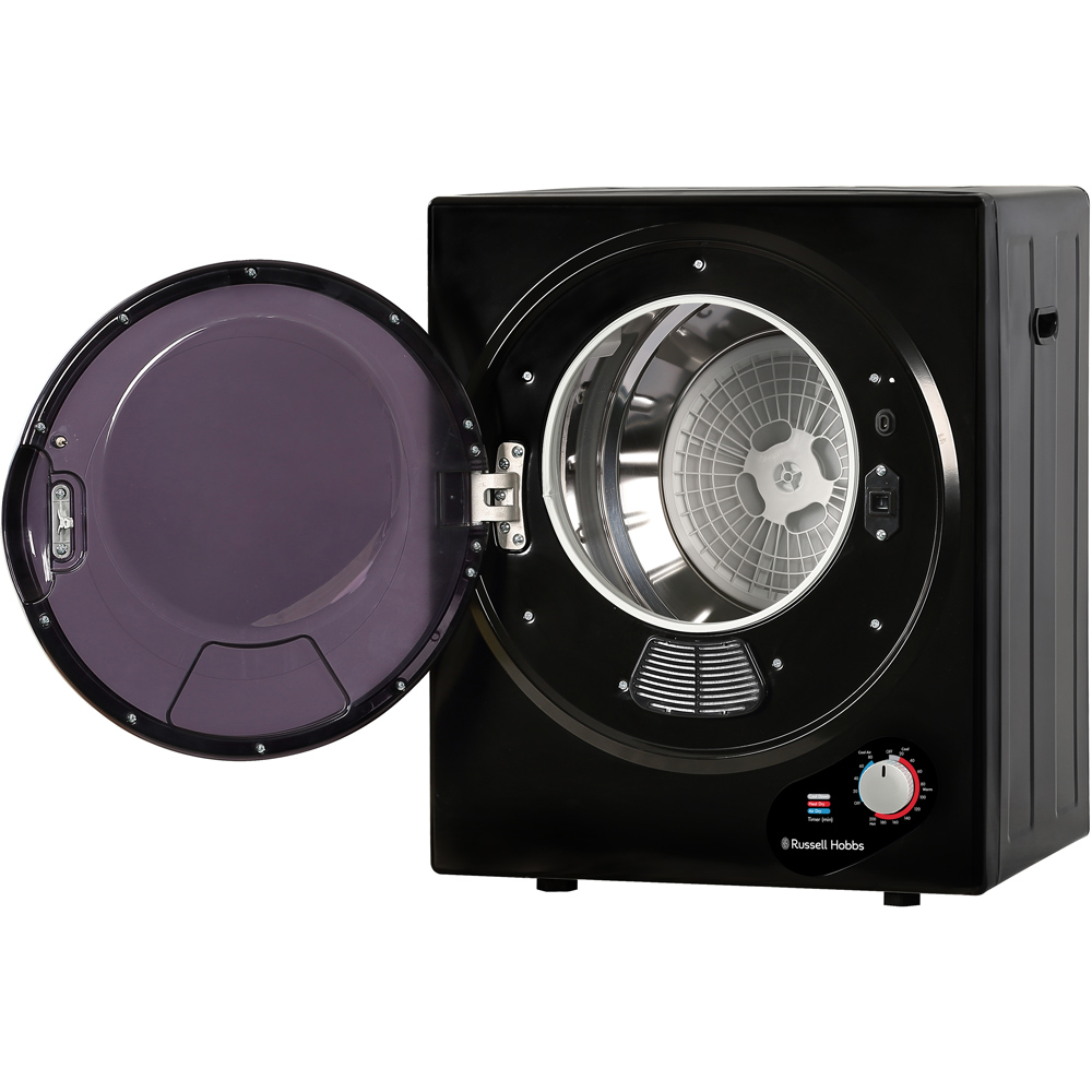 Russell Hobbs RH3VTD800B Black 2.5kg Vented Tumble Dryer Image 4