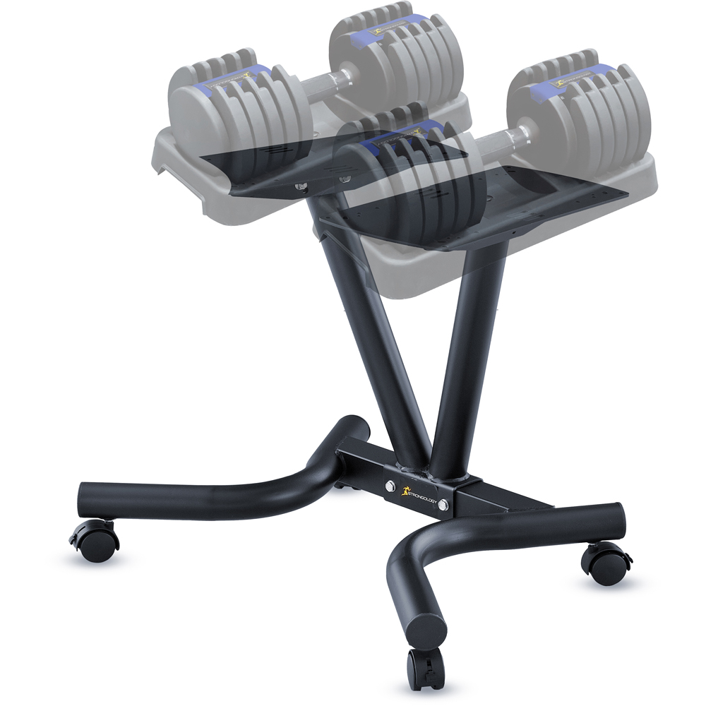 Strongology Universal Steel Adjustable Dumbbell Floor Stand Image 8