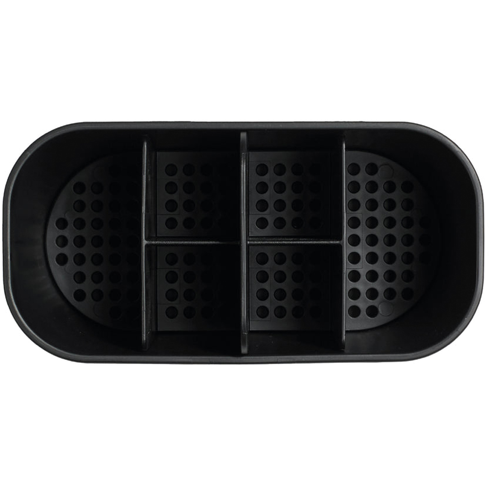 ReBorn Dark Grey Large Recycled Plastic Bathroom Caddy Image 4