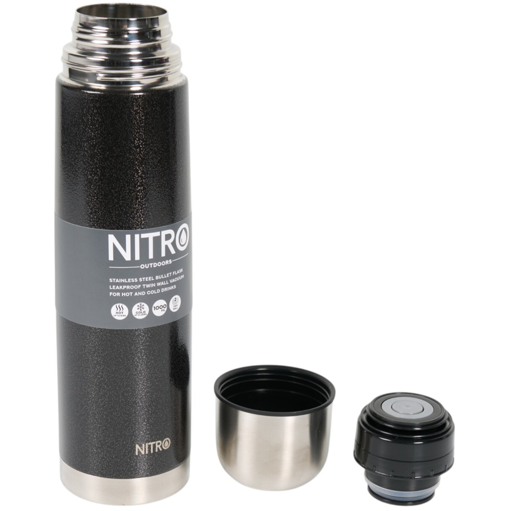 Nitro Stainless Steel Hammered Effect Vacuum Flask Image 7