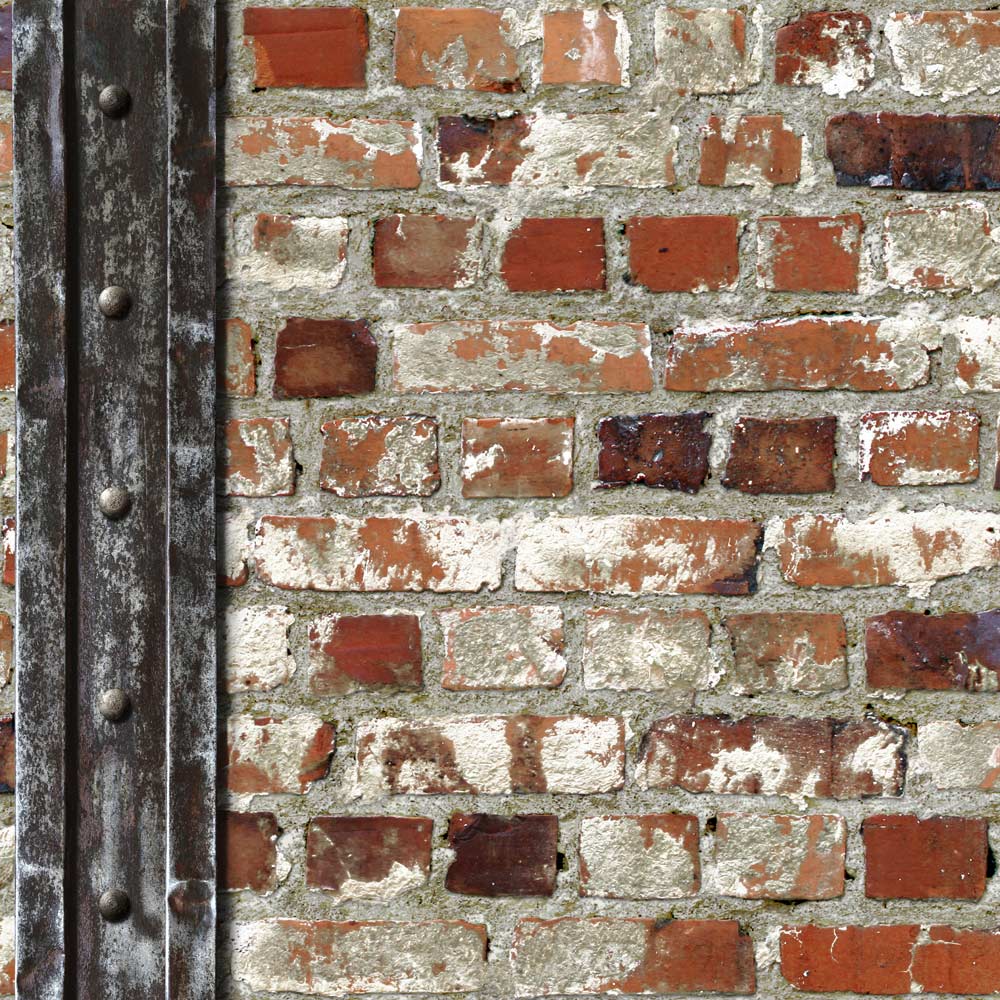 Muriva Loft Brick with Beam Wallpaper Image 1