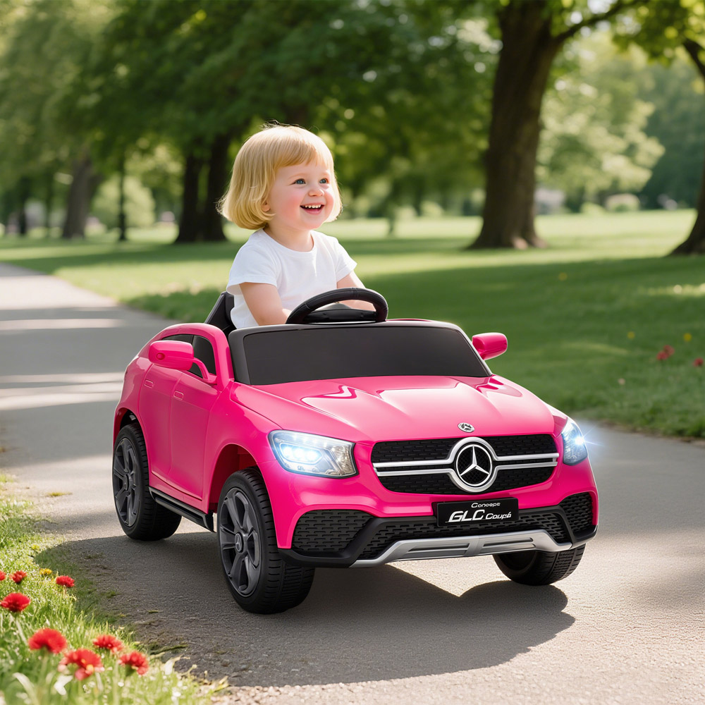 Tommy Toys Pink Mercedes Benz GLC Licensed Kids Ride on Car with Remote Image 2
