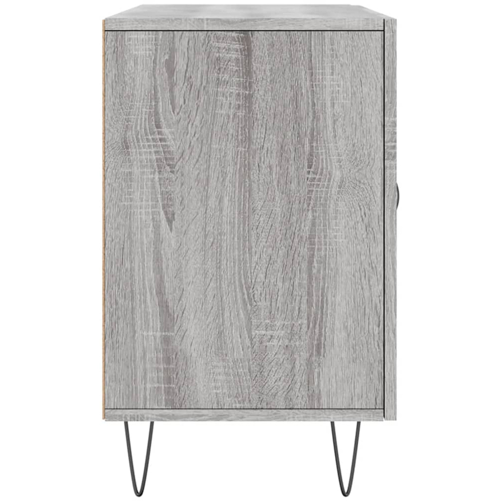 vidaXL 2 Door 2 Drawer Grey Sonoma Wooden Sideboard Image 7