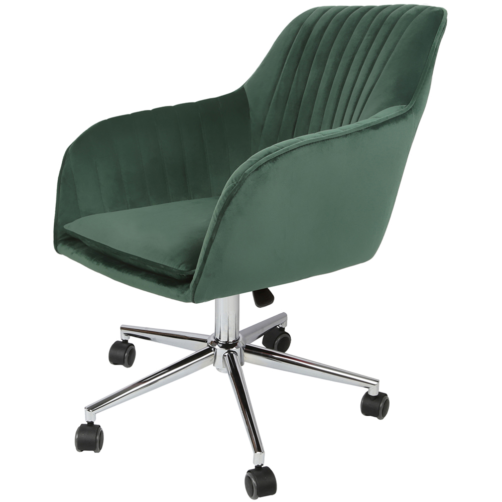 Briseis Green Adjustable Swivel Office Chair Image 2