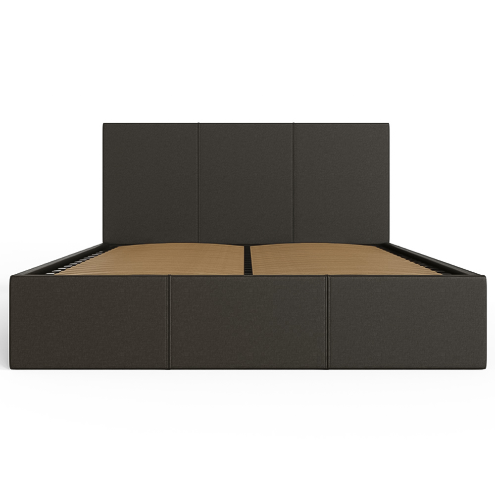 GFW Double Grey Side Lift Ottoman Bed Image 5
