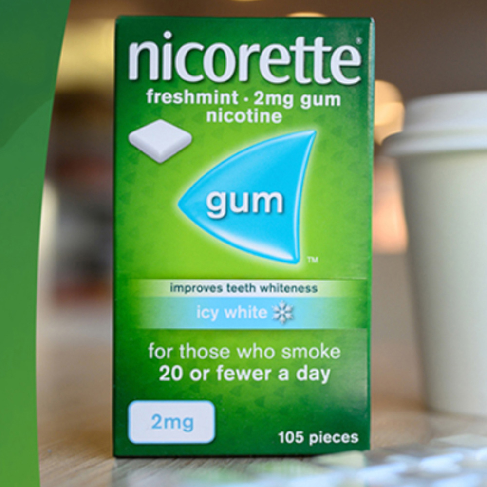 Nicorette Icy White Gum 2mg 105 Pieces Image 3