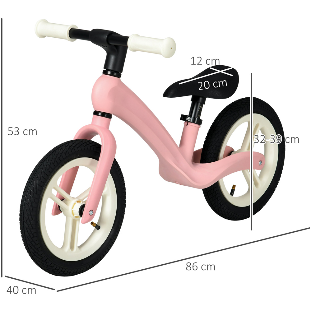 Tommy Toys 12 inch Pink Toddler Balance Bike Image 5