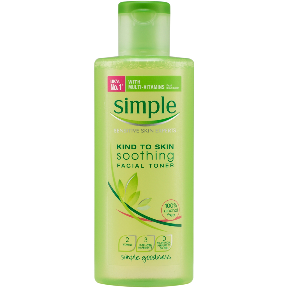Simple Kind To Skin Soothing Facial Toner 200ml Image