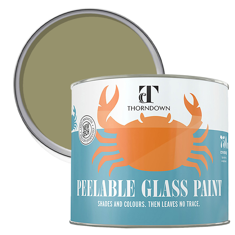 Thorndown Moorland Green Peelable Glass Paint 750ml Image 1