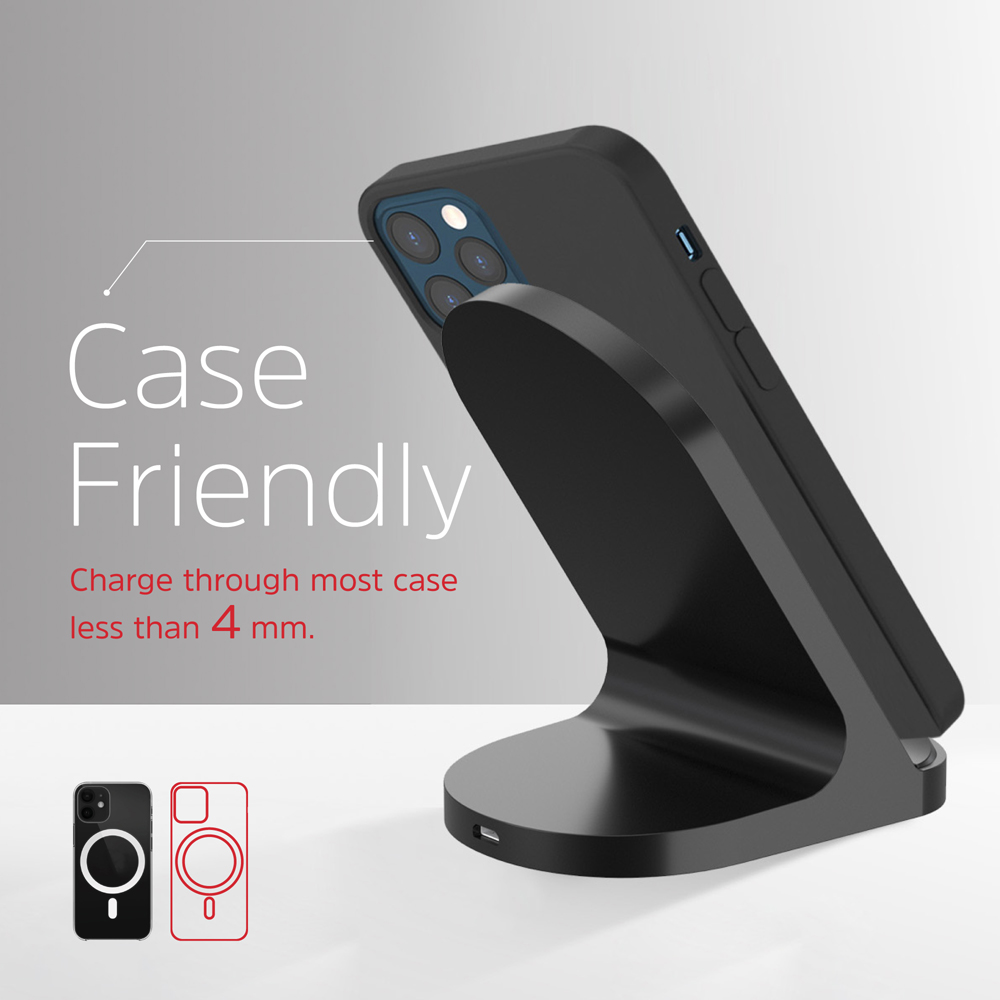 Energizer WCP108 Black QI Wireless Charging Stand 15W Image 8