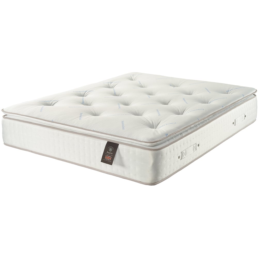 Aspire Single Climate Cool Pillow Top Pocket Mattress Image 1