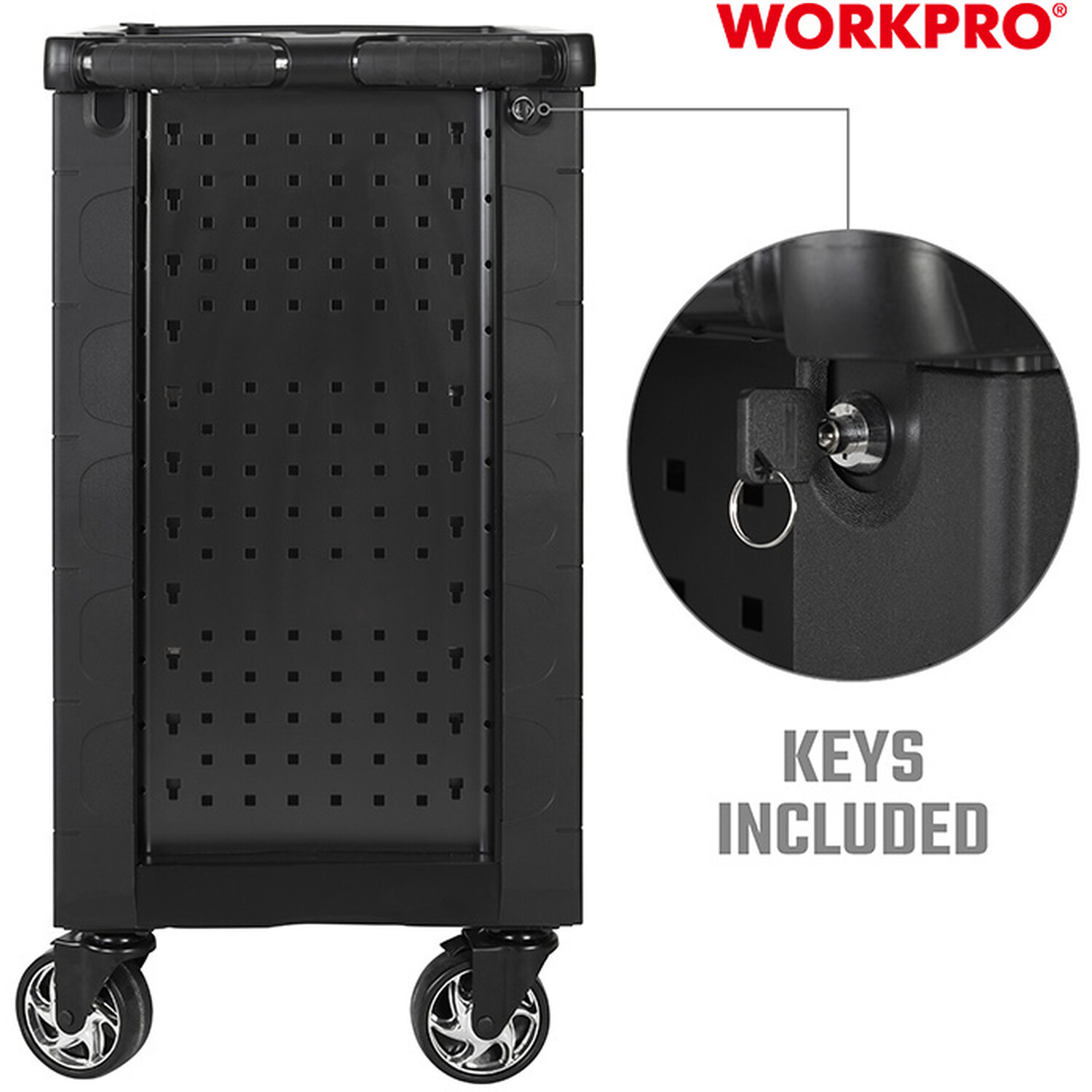 Workpro Roller Cabinet and 193 Piece Tool Set Image 3